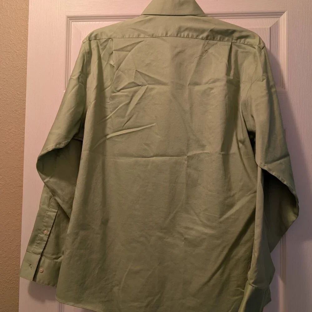 4 long sleeve button up shirts Arrow Geoffrey Beene George Murano Neck 16.5 - Picture 4 of 7